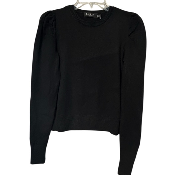 Lauren Ralph Lauren puff sleeve sweater black label - Picture 7 of 11